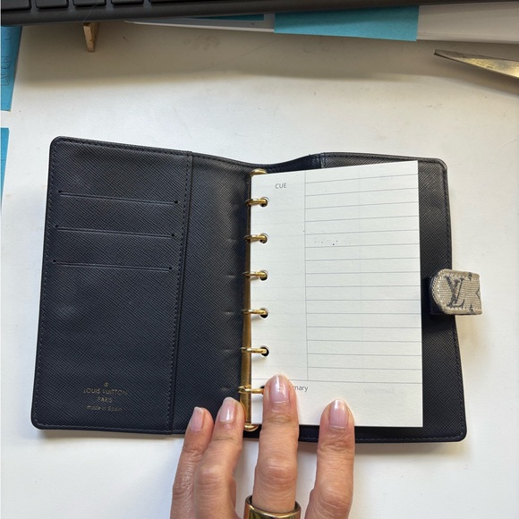 Louis Vuitton Mini Lin Agenda - Blue Monogram - Picture 4 of 5